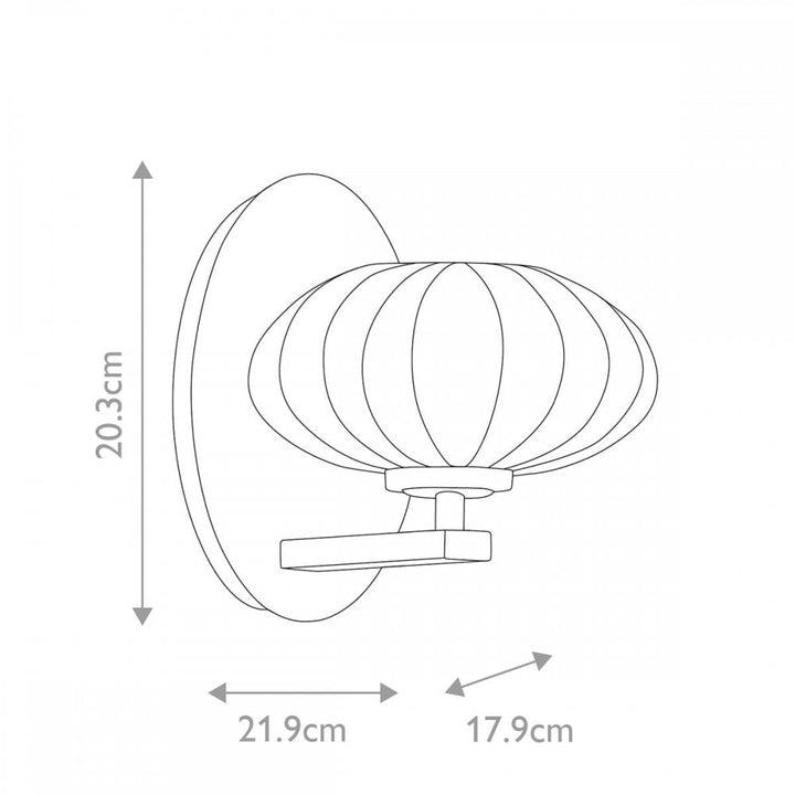 Kichler QN-PIM1-FXG Pim 1 Light Wall Light - Gold