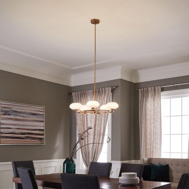 Kichler QN-PIM5-FXG Pim 5 Light Chandelier - Gold