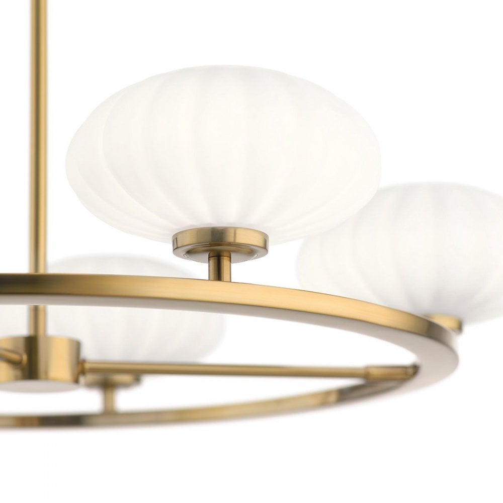 Kichler QN-PIM5-FXG Pim 5 Light Chandelier - Gold