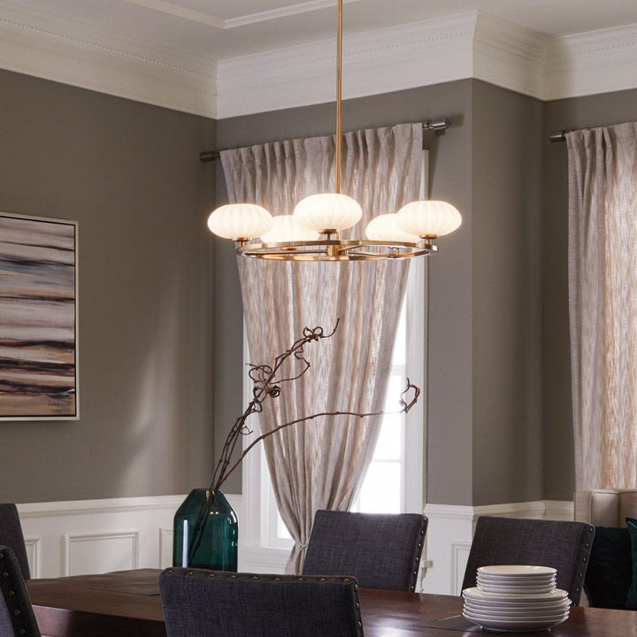 Kichler QN-PIM5-FXG Pim 5 Light Chandelier - Gold