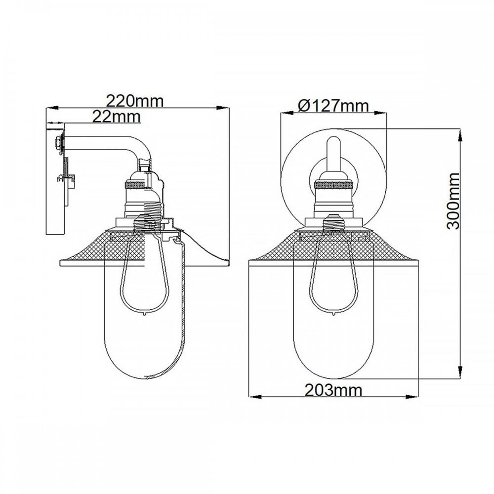 Hinkley QN-RIGBY1-BATH-AN Rigby 1 Light Wall Light - Antique Nickel Antique Nickel &amp; Heritage Brass