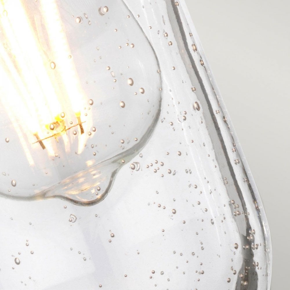 Hinkley QN-RIGBY1-BATH-AN Rigby 1 Light Wall Light - Antique Nickel Antique Nickel &amp; Heritage Brass