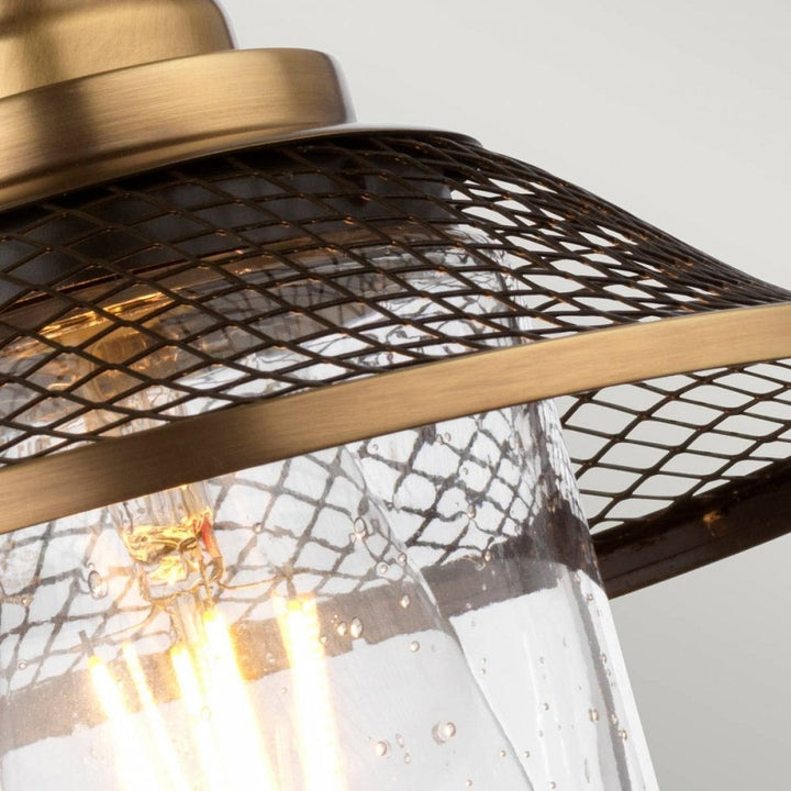 Hinkley QN-RIGBY1-BATH-AN Rigby 1 Light Wall Light - Antique Nickel Antique Nickel &amp; Heritage Brass