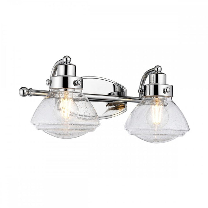 Quoizel QN-SCHOLAR2 Scholar 2 Light Wall Light Polished Chrome