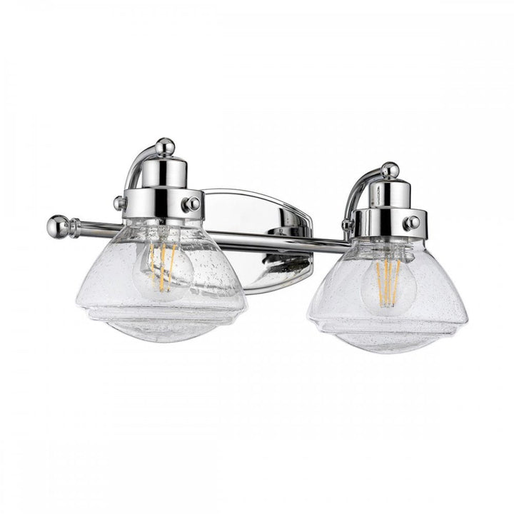 Quoizel QN-SCHOLAR2 Scholar 2 Light Wall Light Polished Chrome