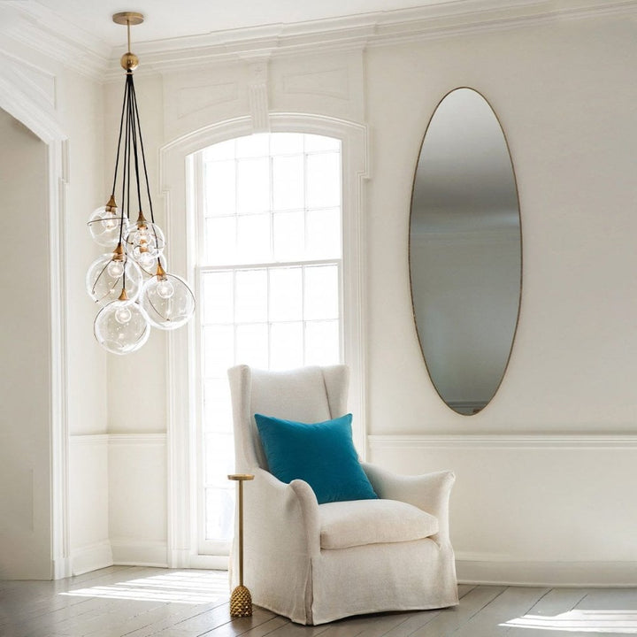 Hinkley QN-SKYE-6P Skye 6 Light Pendant Heritage Brass