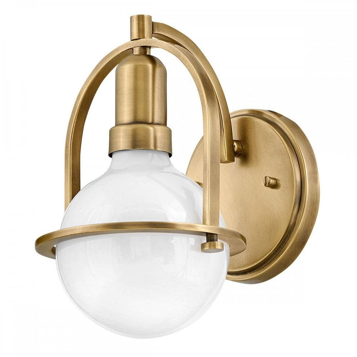 Hinkley QN-SOMERSET1-HB Somerset 1 Light Wall Light - Brass