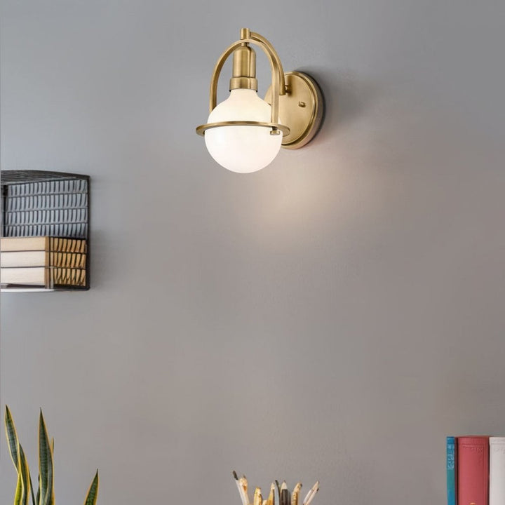 Hinkley QN-SOMERSET1-HB Somerset 1 Light Wall Light - Brass