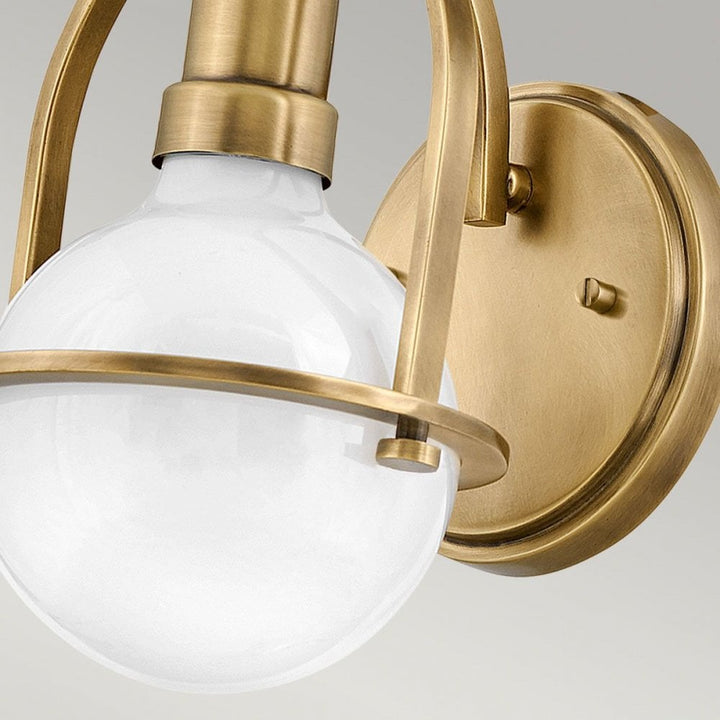 Hinkley QN-SOMERSET1-HB Somerset 1 Light Wall Light - Brass