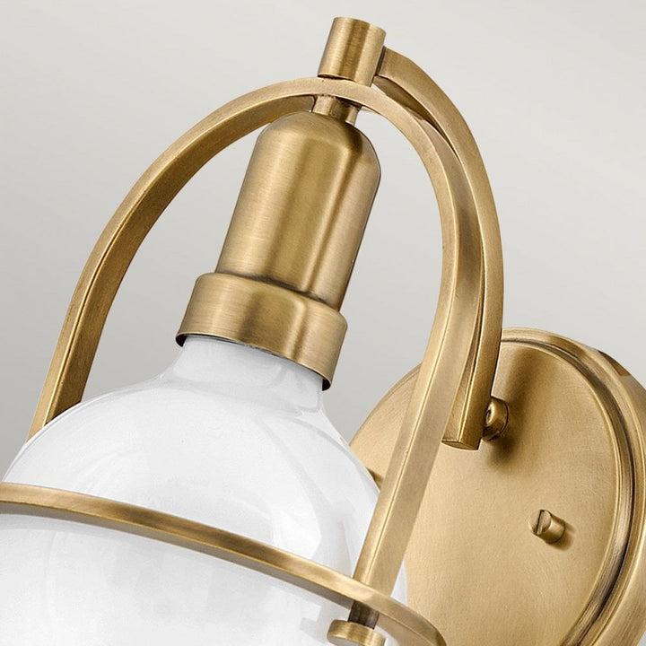 Hinkley QN-SOMERSET1-HB Somerset 1 Light Wall Light - Brass