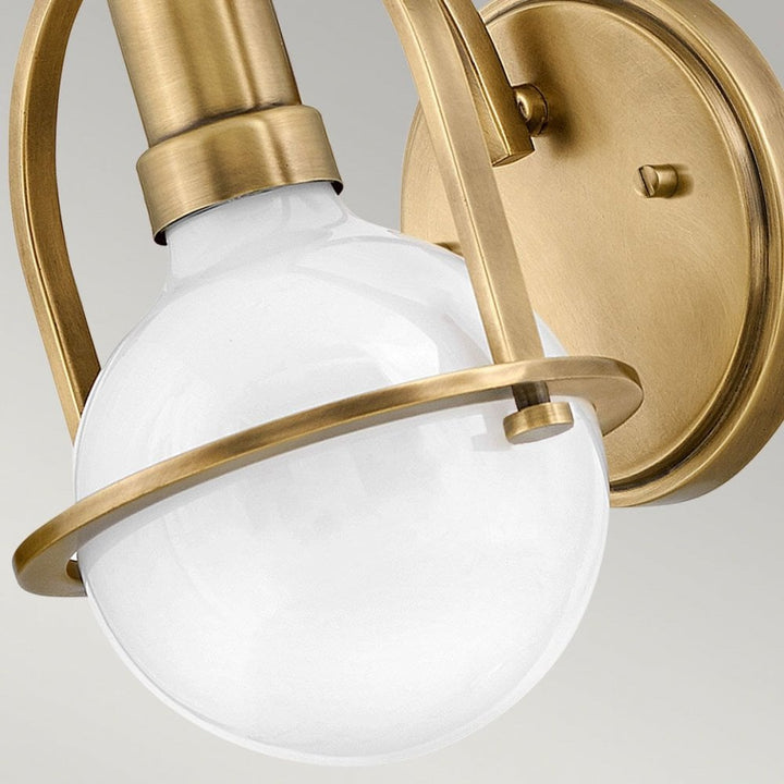Hinkley QN-SOMERSET1-HB Somerset 1 Light Wall Light - Brass