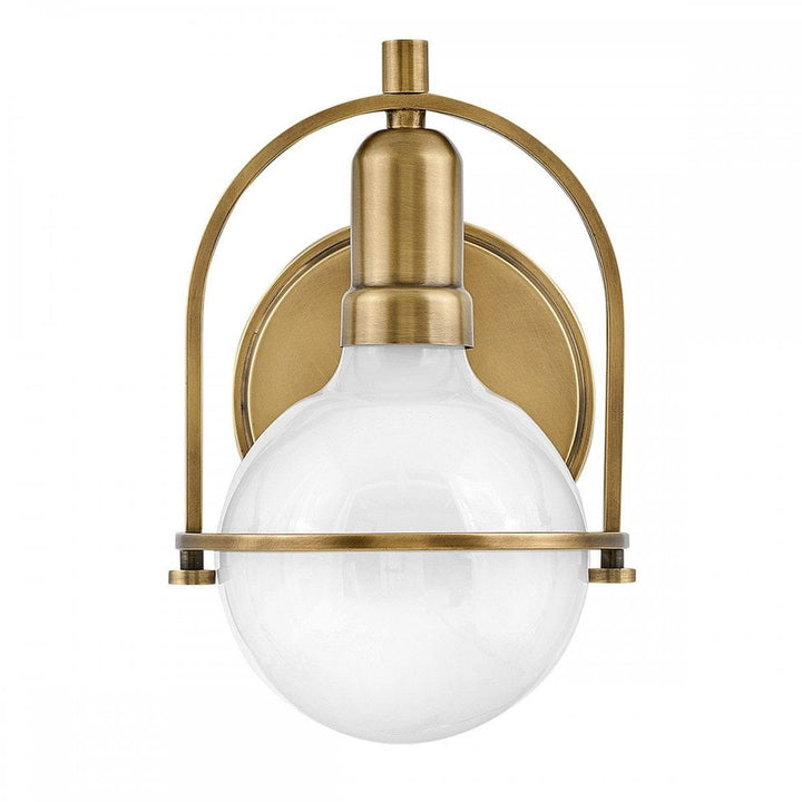 Hinkley QN-SOMERSET1-HB Somerset 1 Light Wall Light - Brass
