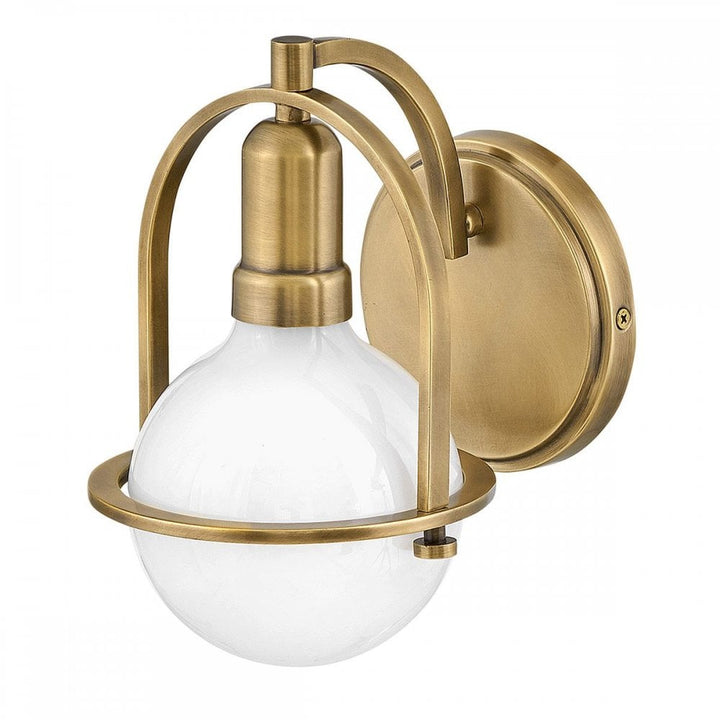 Hinkley QN-SOMERSET1-HB Somerset 1 Light Wall Light - Brass