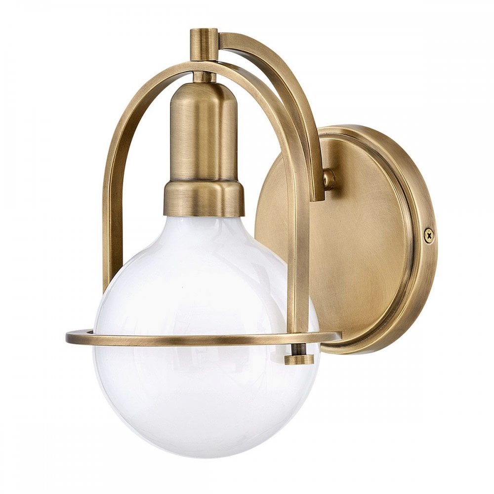 Hinkley QN-SOMERSET1-HB Somerset 1 Light Wall Light - Brass
