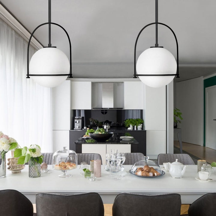 Hinkley QN-SOMERSET-P-O-BK Somerset 1 Light Medium Pendant - Black