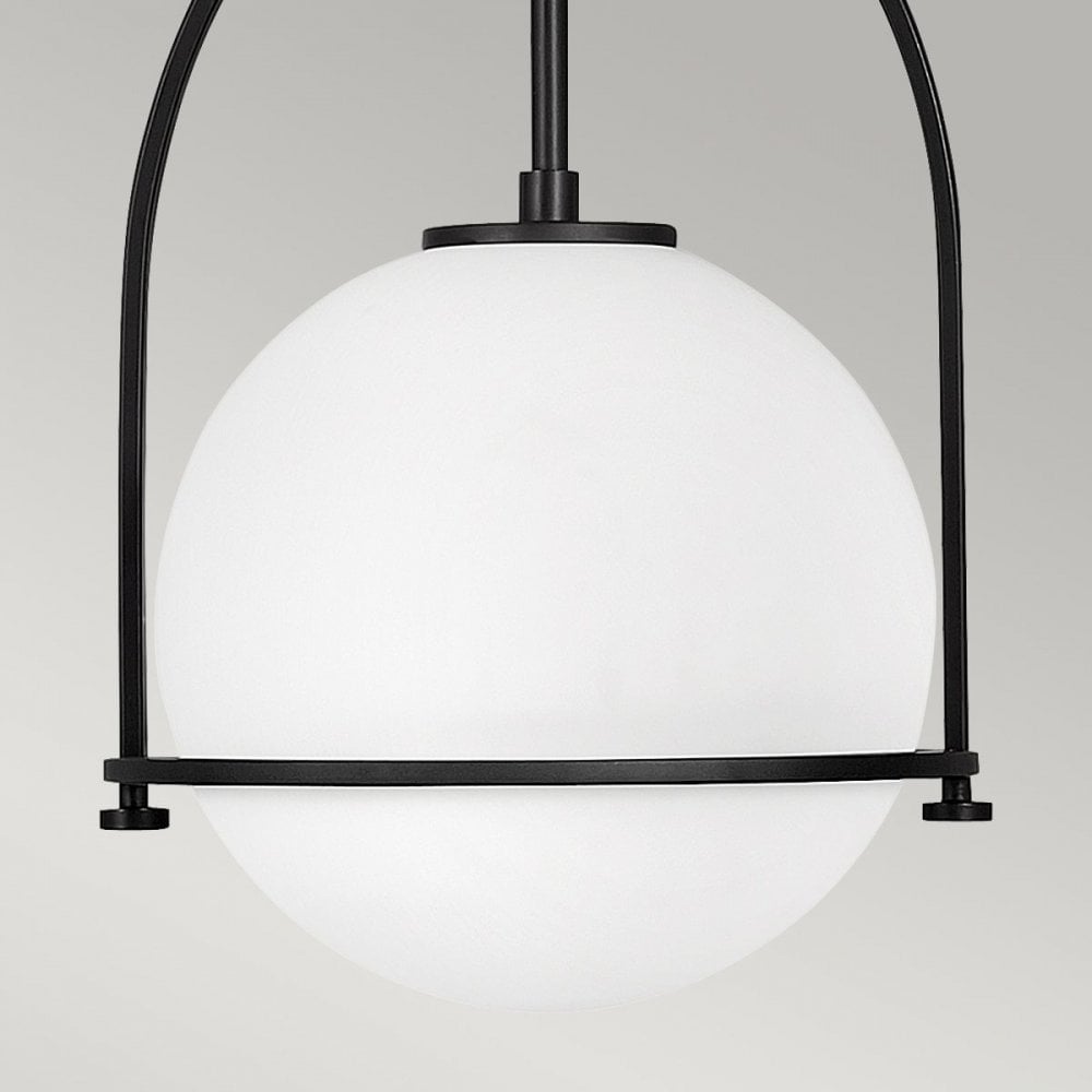 Hinkley QN-SOMERSET-P-O-BK Somerset 1 Light Medium Pendant - Black