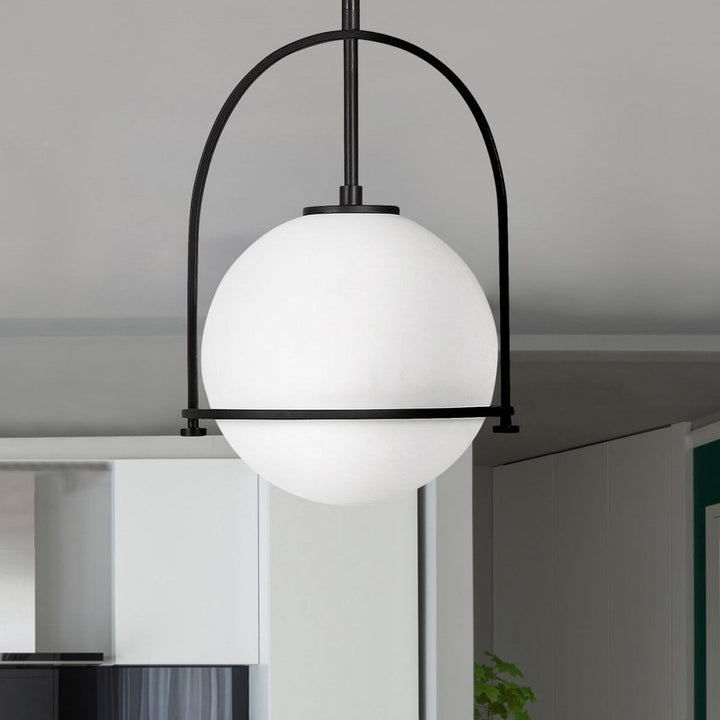 Hinkley QN-SOMERSET-P-O-BK Somerset 1 Light Medium Pendant - Black