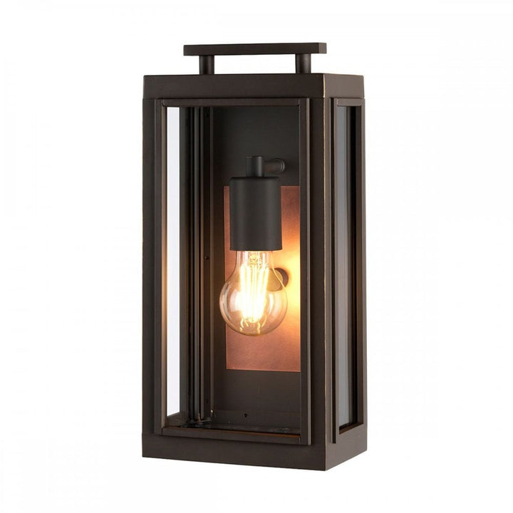 Hinkley QN-SUTCLIFFE-S-OZ Sutcliffe 1 Light Wall Lantern - Oil Rubbed Bronze &amp; Copper