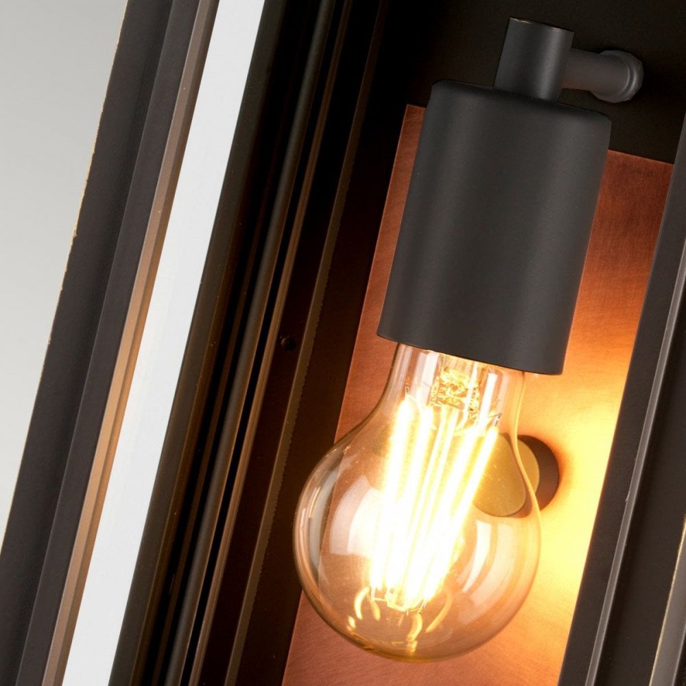 Hinkley QN-SUTCLIFFE-S-OZ Sutcliffe 1 Light Wall Lantern - Oil Rubbed Bronze &amp; Copper