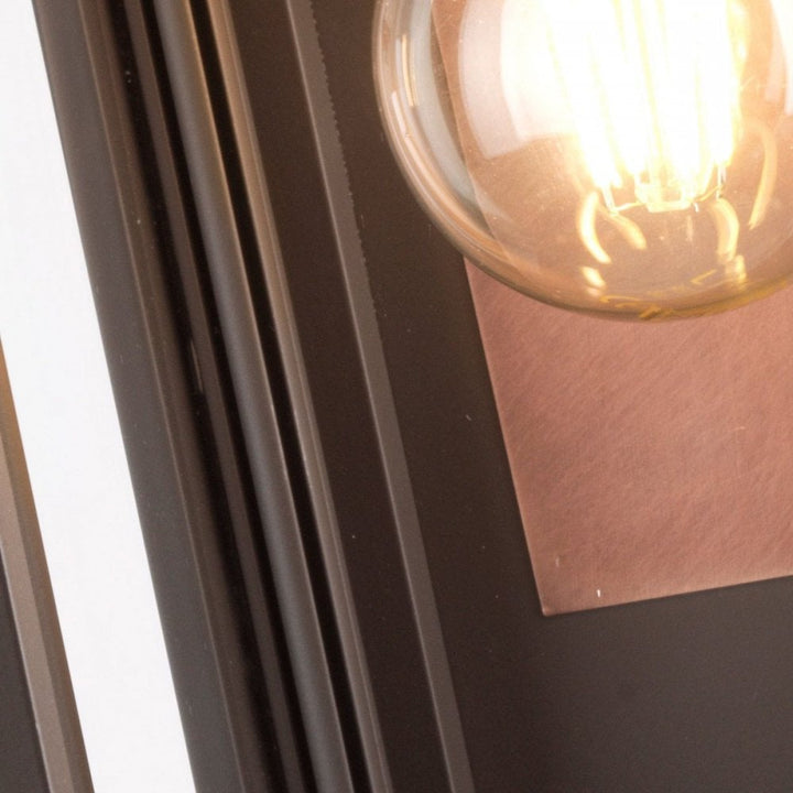 Hinkley QN-SUTCLIFFE-S-OZ Sutcliffe 1 Light Wall Lantern - Oil Rubbed Bronze &amp; Copper
