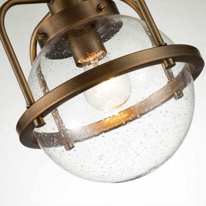 Kichler QN-TRIOCENT-P-NBR Triocent 1 Light Pendant/ Semi-Flush - Brass