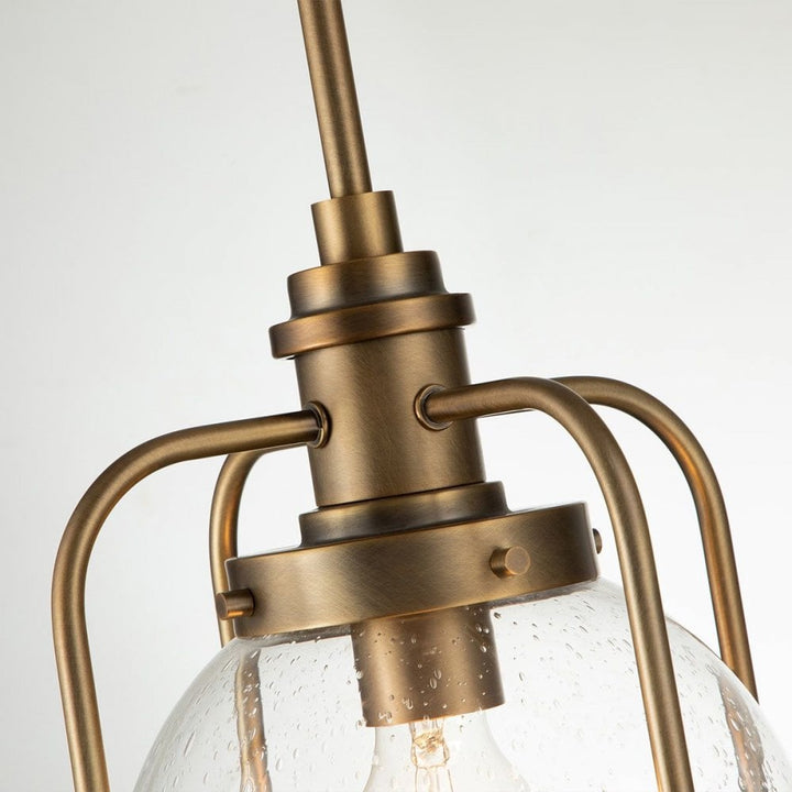 Kichler QN-TRIOCENT-P-NBR Triocent 1 Light Pendant/ Semi-Flush - Brass
