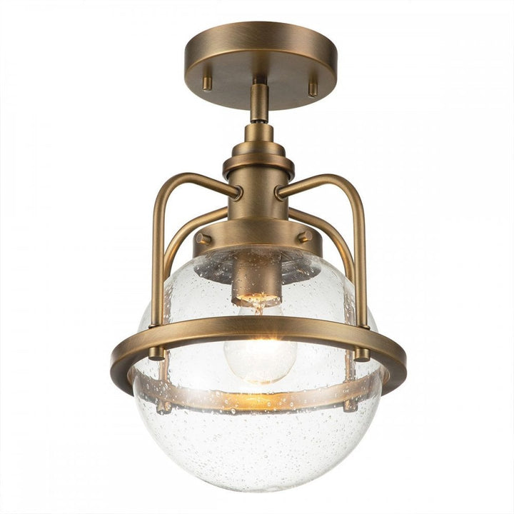 Kichler QN-TRIOCENT-P-NBR Triocent 1 Light Pendant/ Semi-Flush - Brass