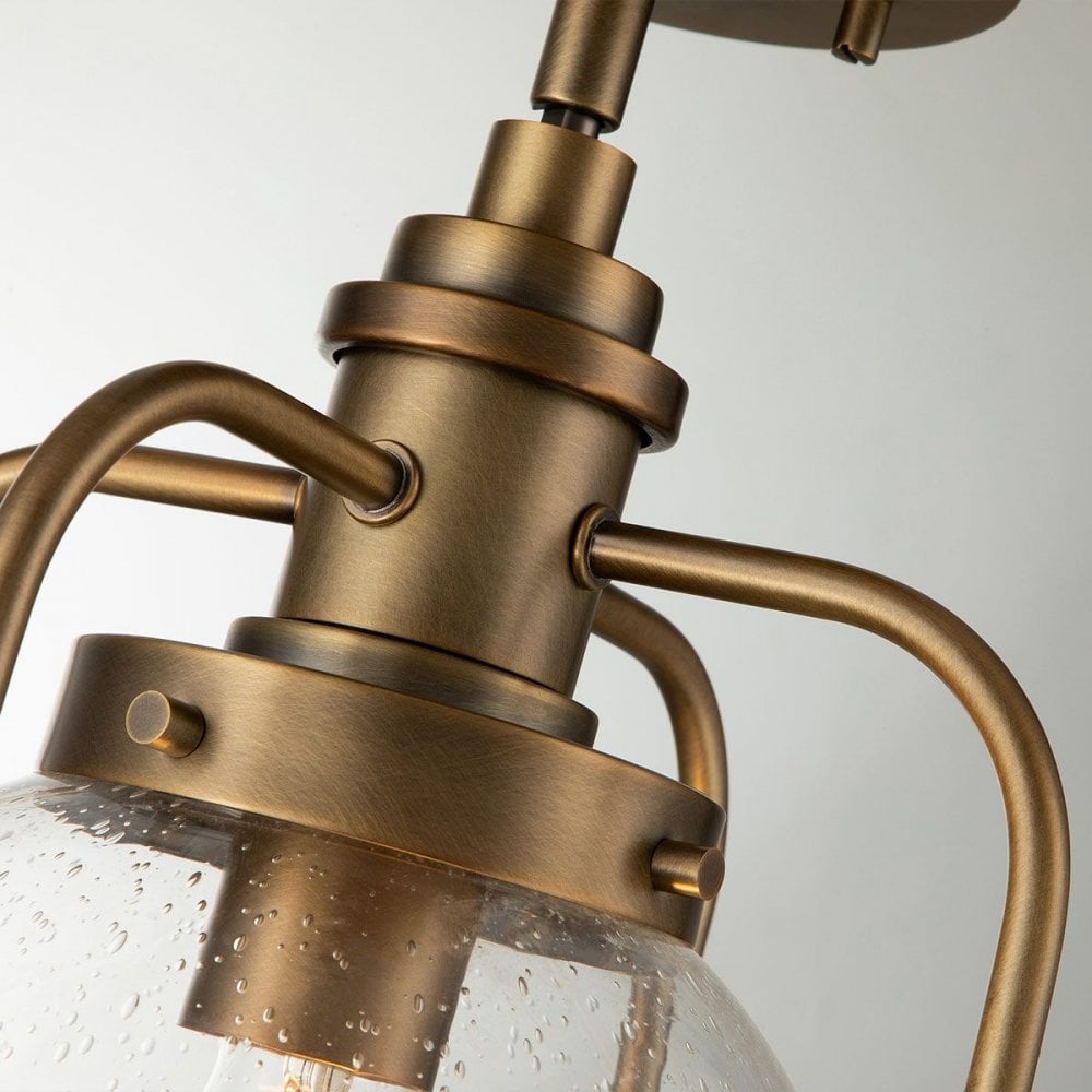 Kichler QN-TRIOCENT-P-NBR Triocent 1 Light Pendant/ Semi-Flush - Brass
