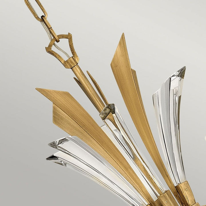 Hinkley QN-VIDA6 Vida 6 Light Chandelier Burnished Gold