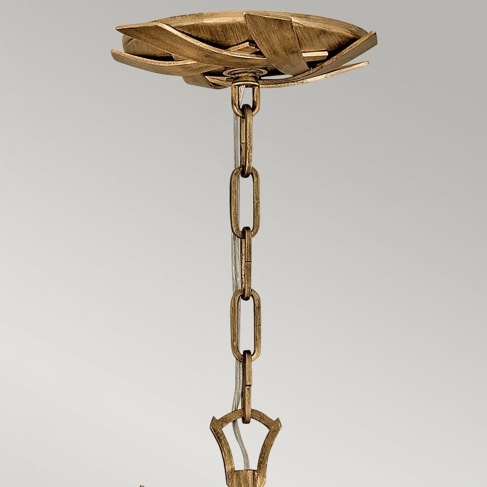 Hinkley QN-VIDA6 Vida 6 Light Chandelier Burnished Gold