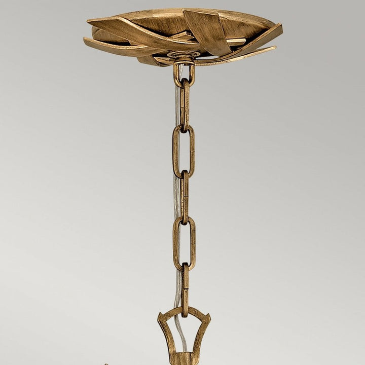 Hinkley QN-VIDA6 Vida 6 Light Chandelier Burnished Gold
