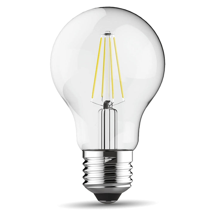 Luxram 763111252 Pack Of 10 E27 GLS LED Dimmable 6.5W Cool White 4000K