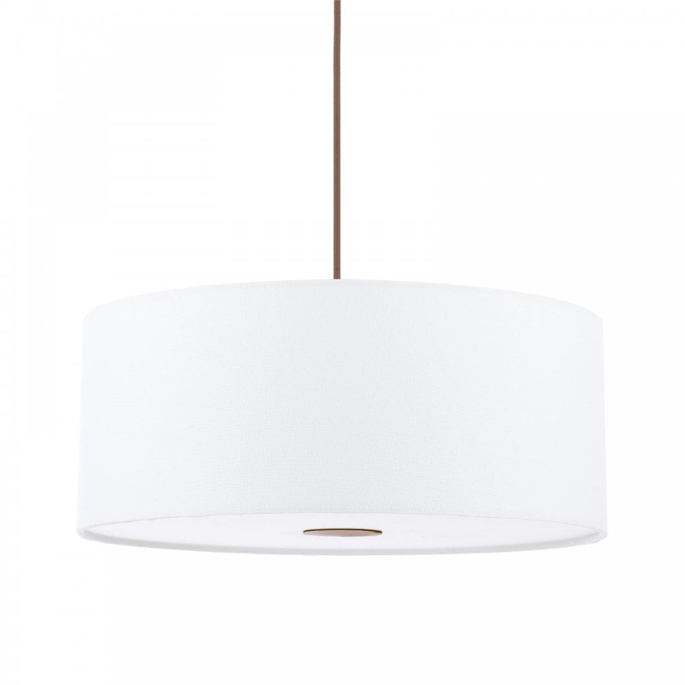Dar ISL6515 Isla Easy Fit Pendant Ivory Shade 40cm