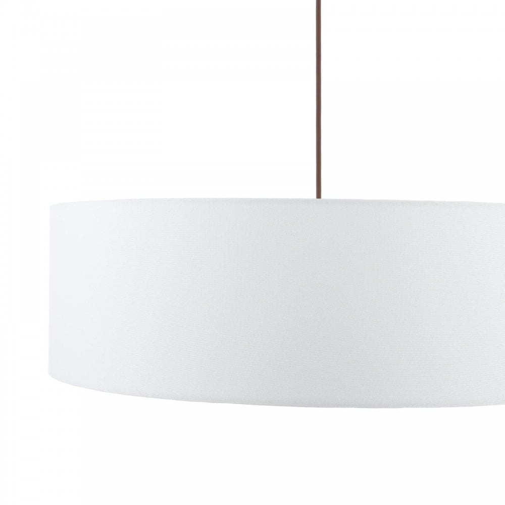 Dar ISL8615 Isla Easy Fit Pendant Ivory Shade 60cm