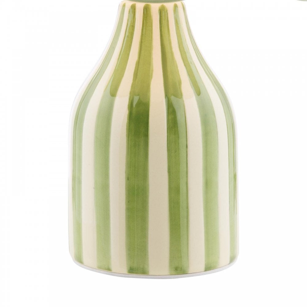 Dar Wisebuys AIM4124 Aimee Twin Pack Table Lamp Green Ceramic With Shade
