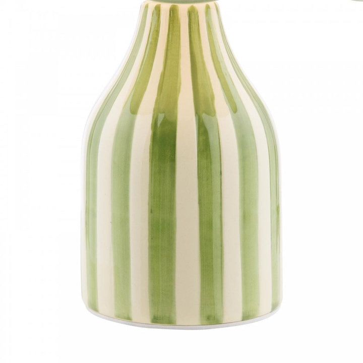 Dar Wisebuys AIM4124 Aimee Twin Pack Table Lamp Green Ceramic With Shade