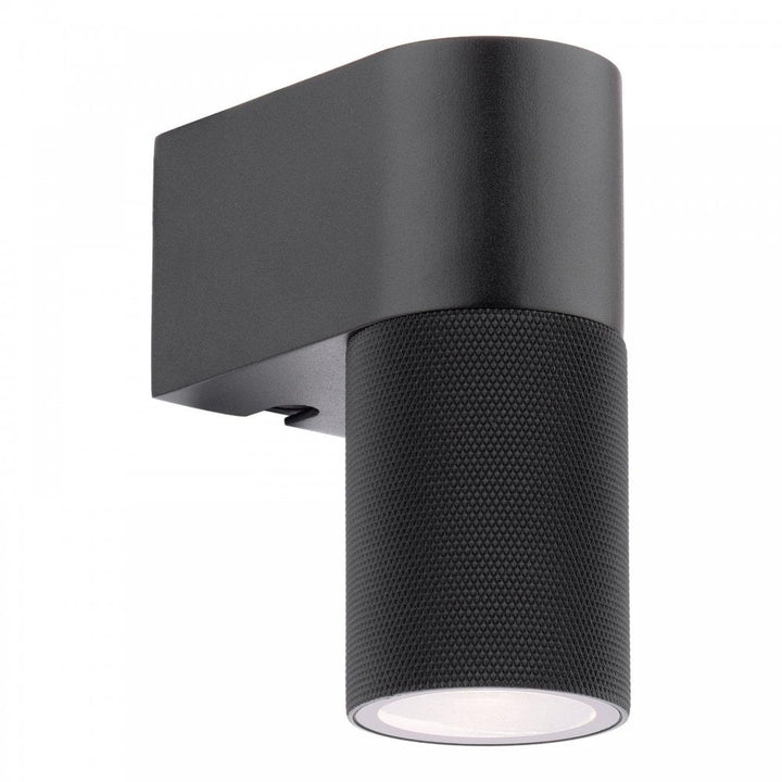 Dar Wisebuys OBI0722 Obi Outdoor Wall Light Matt Black IP54