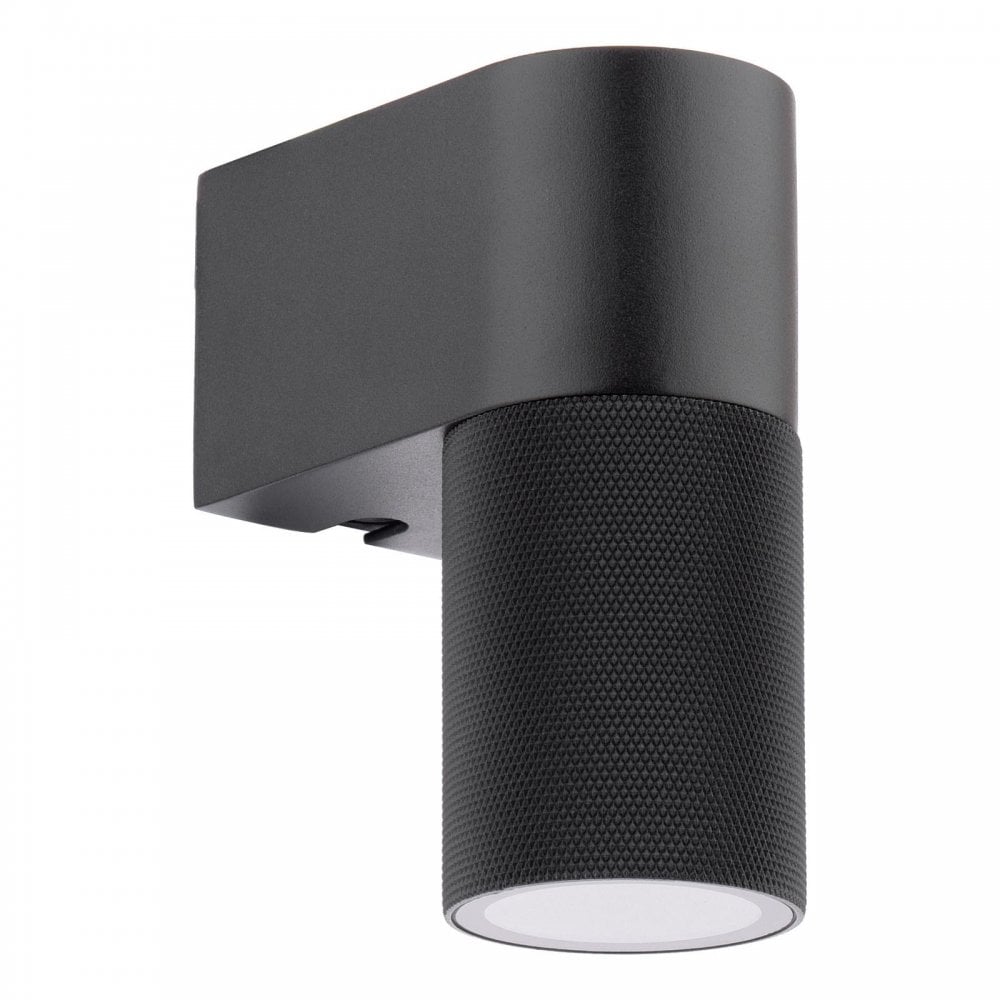 Dar Wisebuys OBI0722 Obi Outdoor Wall Light Matt Black IP54