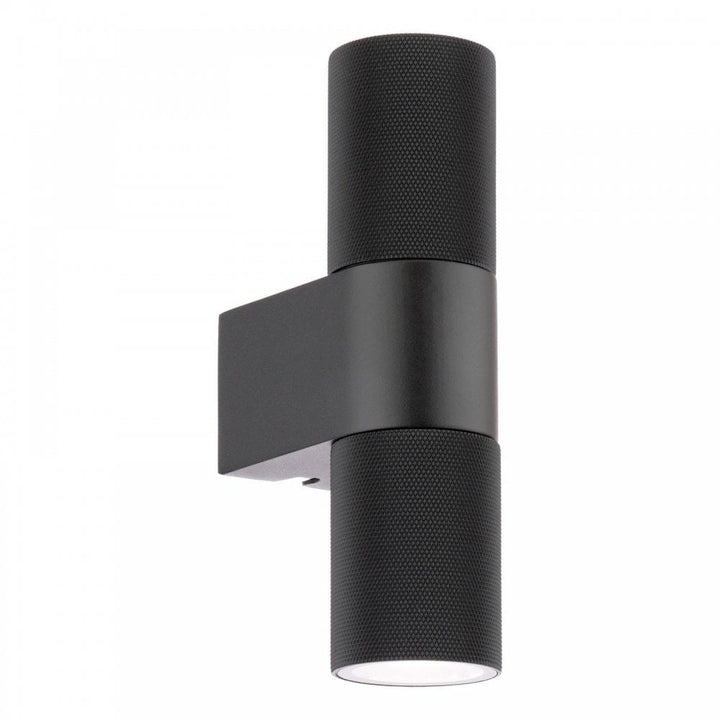 Dar Wisebuys OBI3222 Obi 2 Light Outdoor Wall Light Matt Black IP54