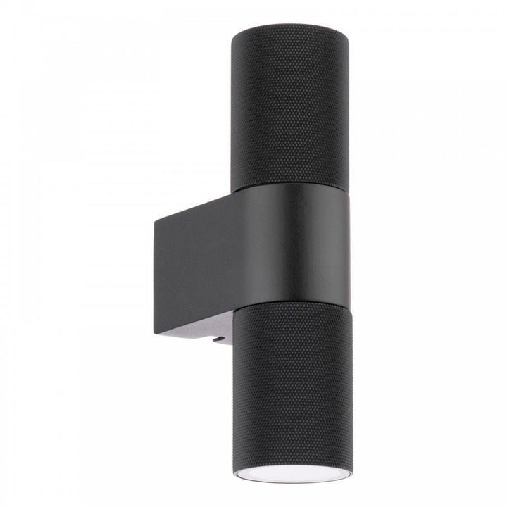 Dar Wisebuys OBI3222 Obi 2 Light Outdoor Wall Light Matt Black IP54