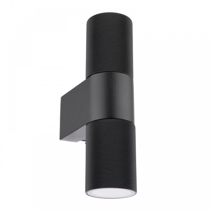 Dar Wisebuys OBI3222 Obi 2 Light Outdoor Wall Light Matt Black IP54