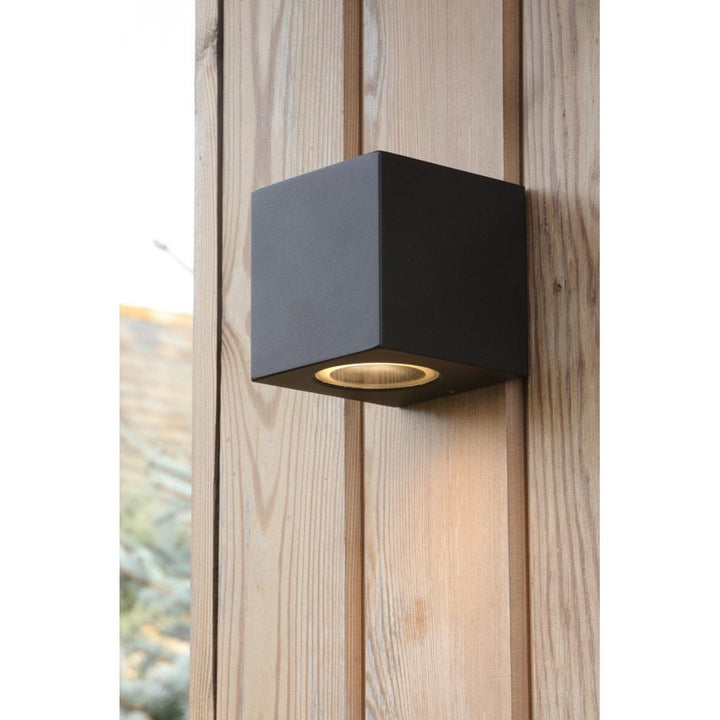 Dar Wisebuys TIV3222 Tiva Outdoor Wall Light Matt Black IP54