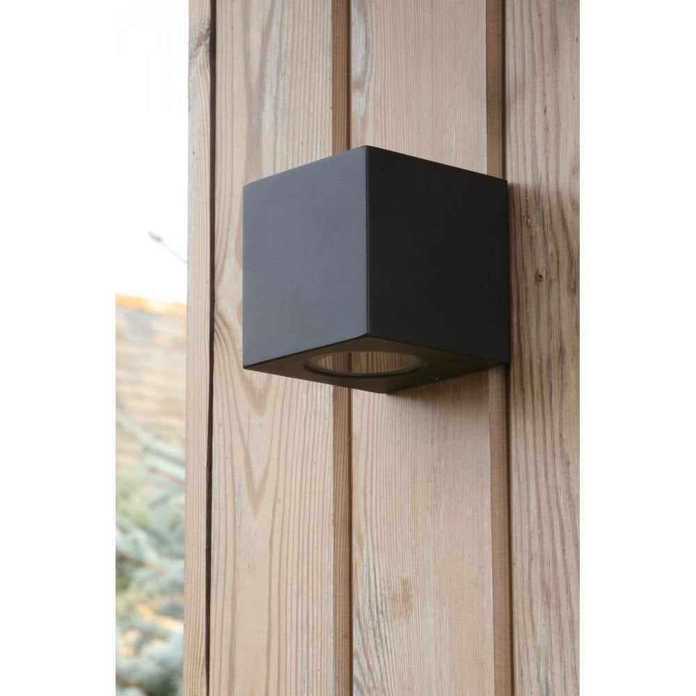 Dar Wisebuys TIV3222 Tiva Outdoor Wall Light Matt Black IP54