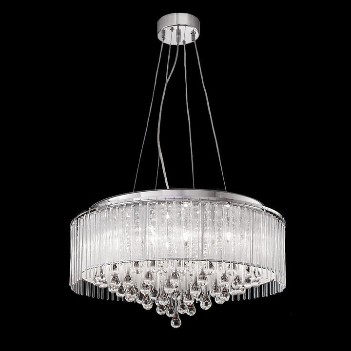 Franklite FL2161/8 Spirit 8 Light Pendant Chrome