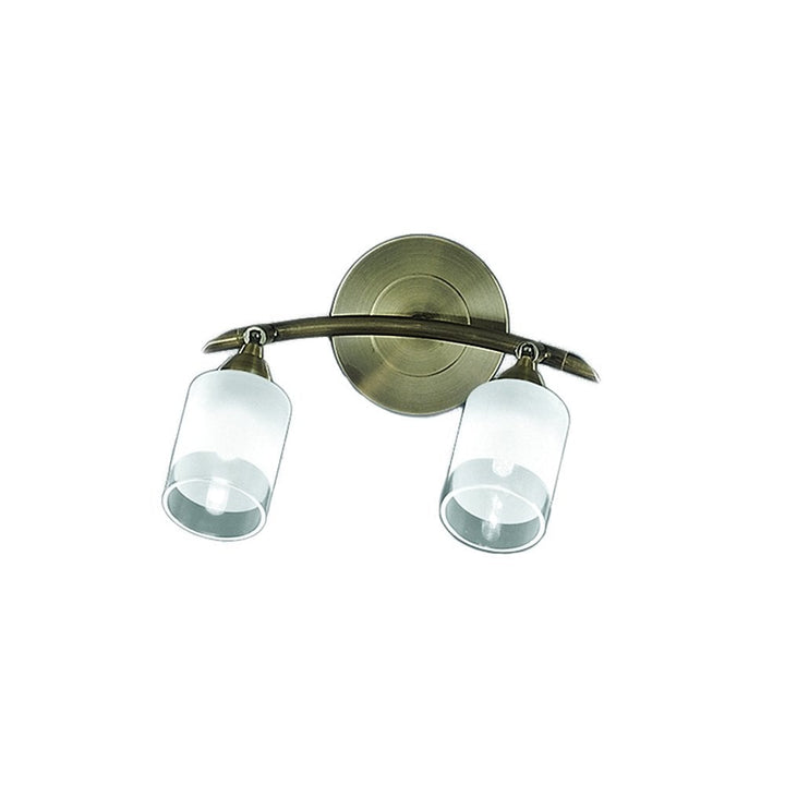Franklite SPOT8772 Campani 2 Light Wall Bracket Bronze