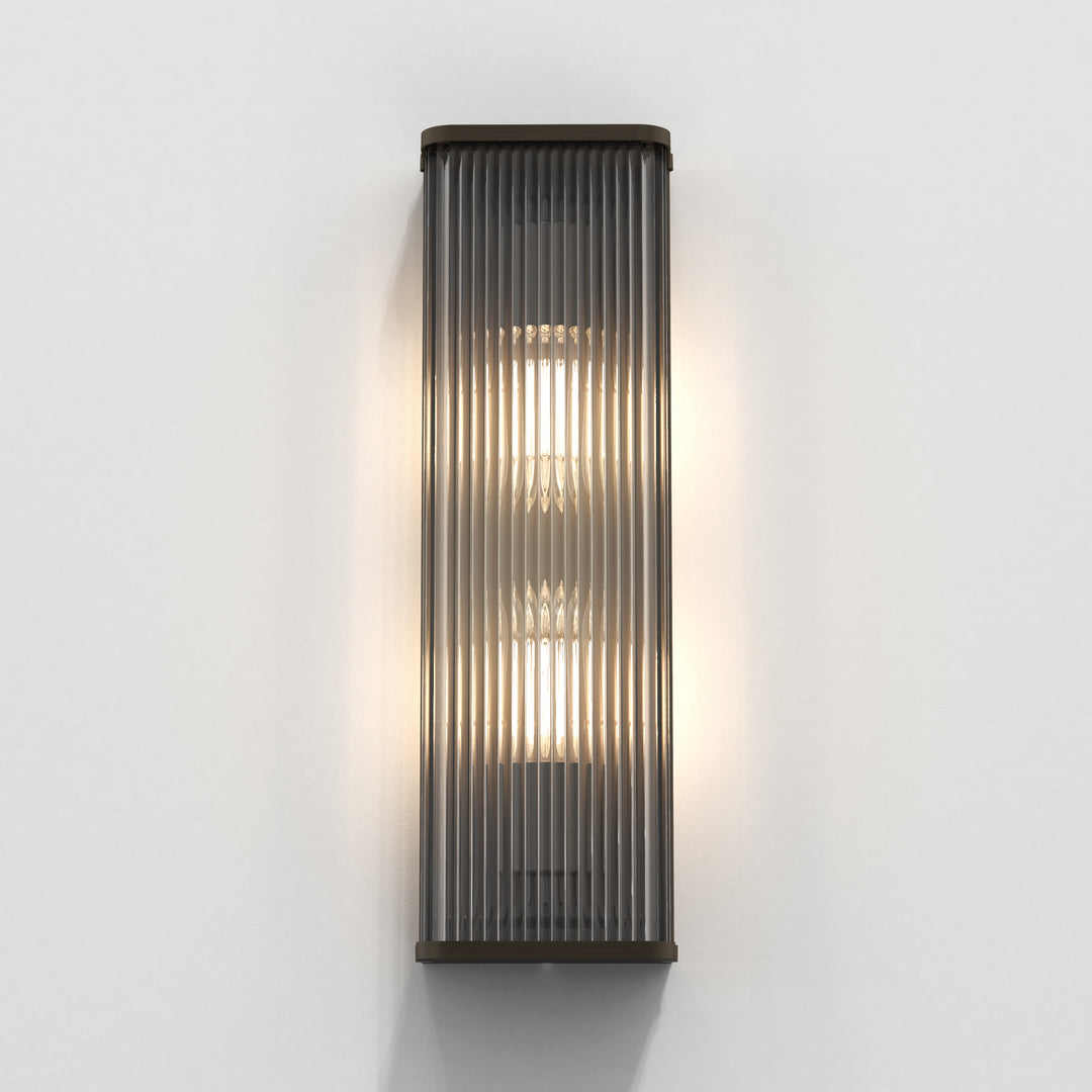 Astro 1427011 Avignon Square 500 2 Light Wall Light Bronze (P)