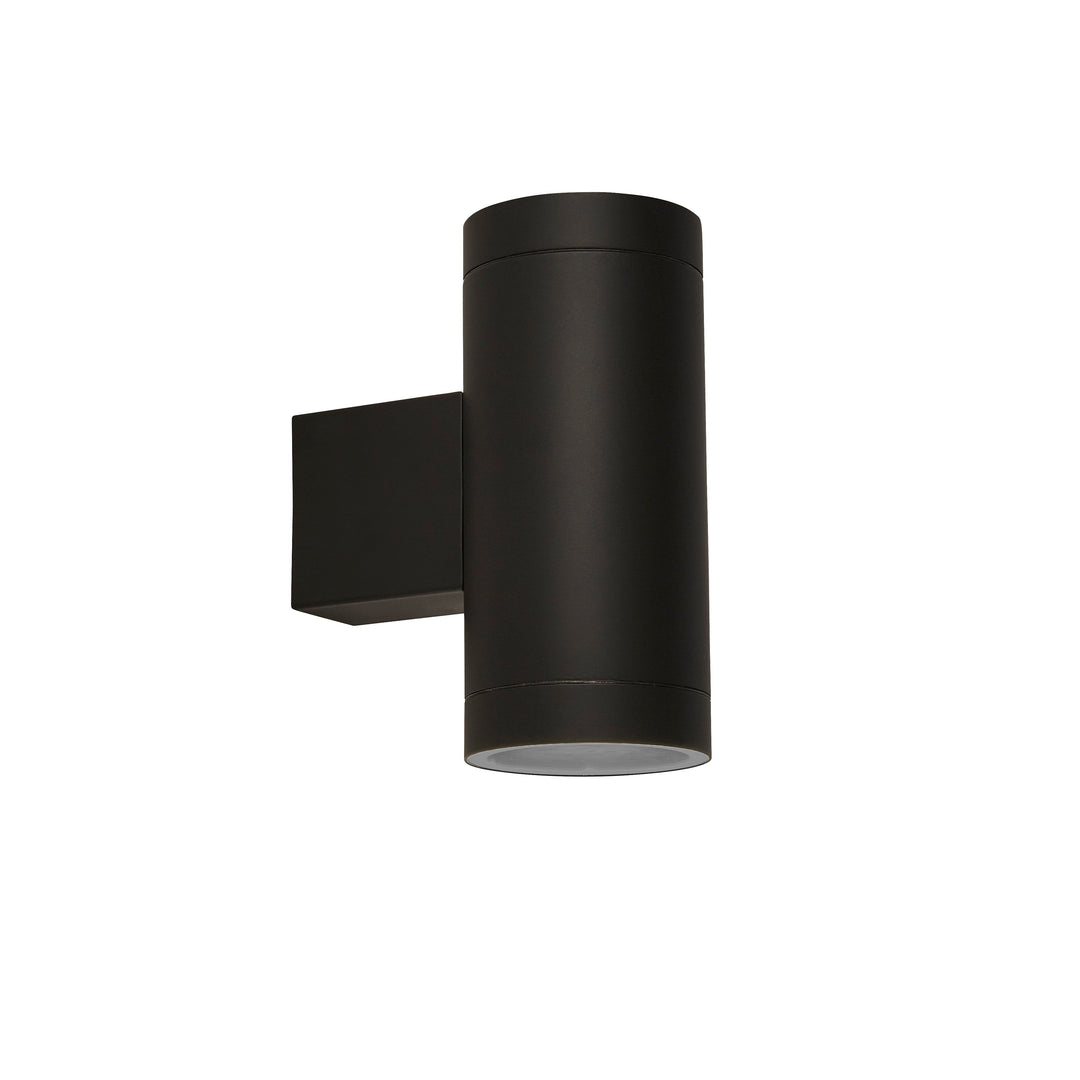 Searchlight 19082BK 2 Light Outdoor Up Down Light With Dusk Till Dawn Sensor Black