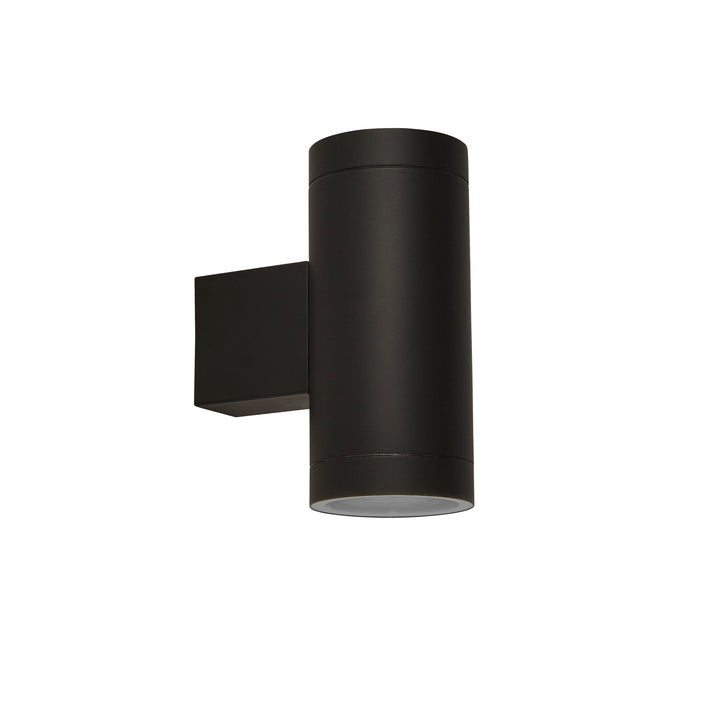 Searchlight 19082BK 2 Light Outdoor Up Down Light With Dusk Till Dawn Sensor Black
