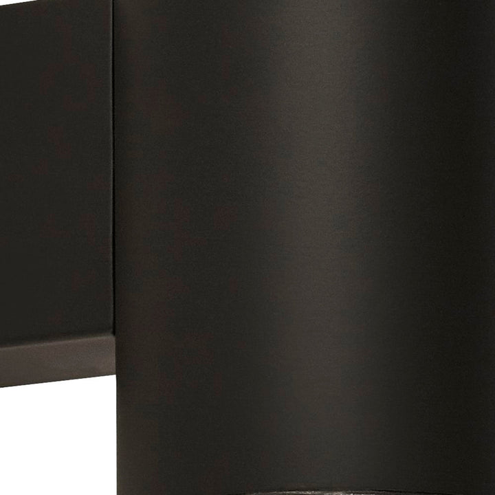 Searchlight 19082BK 2 Light Outdoor Up Down Light With Dusk Till Dawn Sensor Black