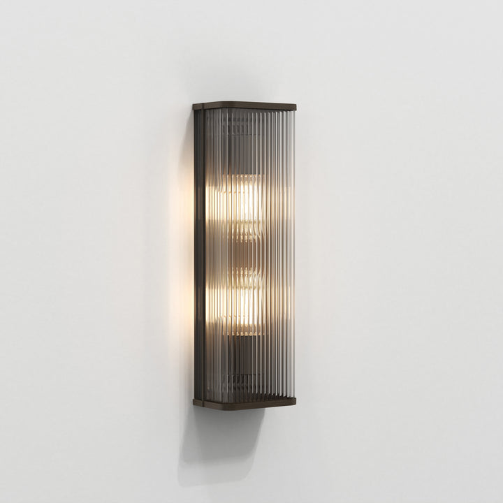 Astro 1427011 Avignon Square 500 2 Light Wall Light Bronze (P)